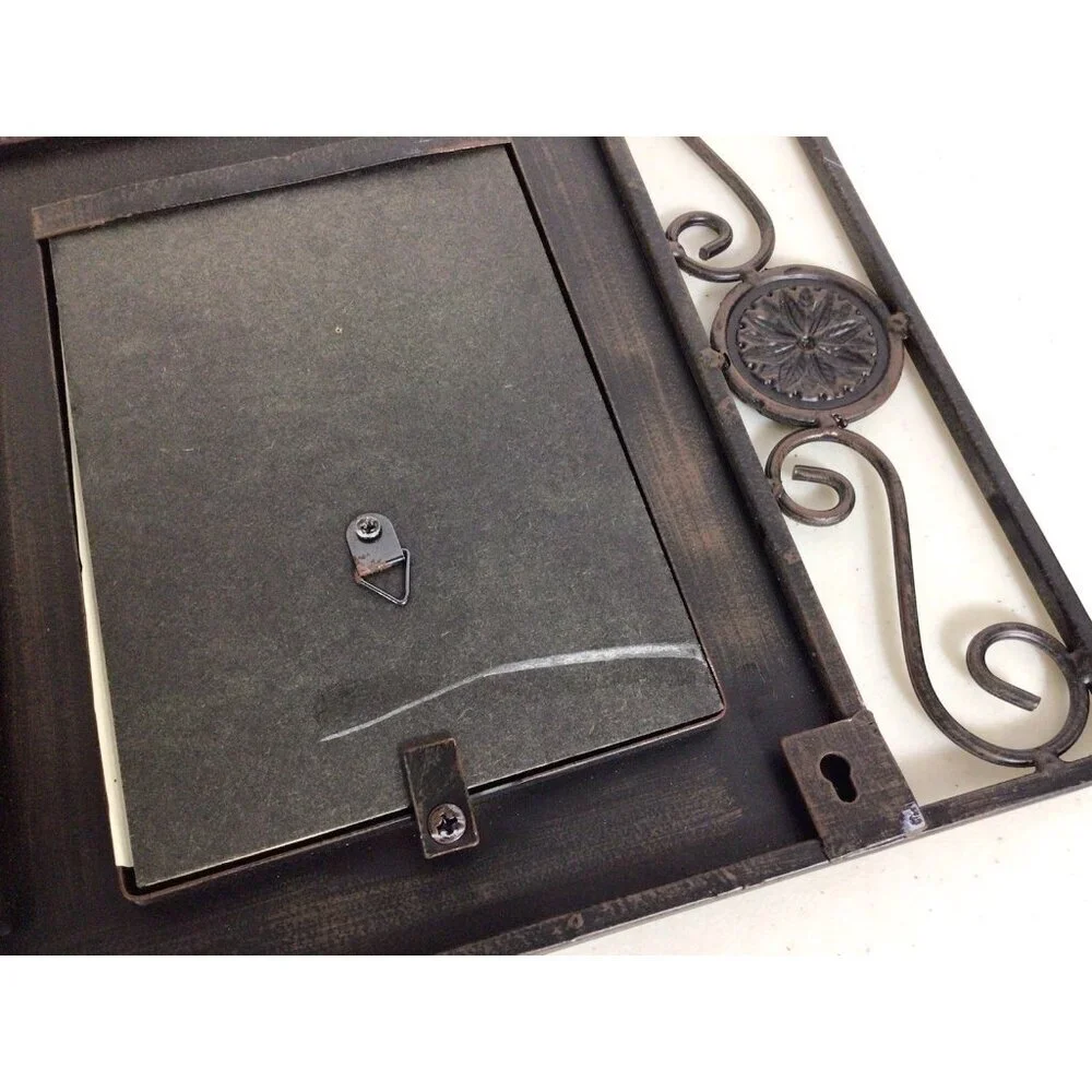 Pier 1 Imports Picture Frame 6 x 4 size Brown Metallic
